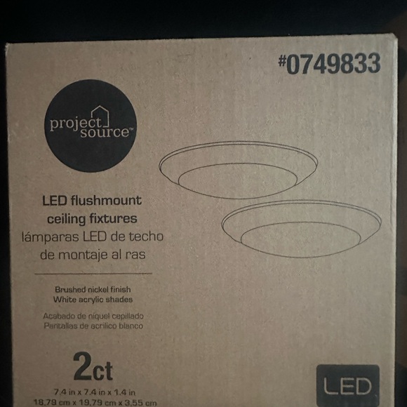 Project Source LED Flushmount Ceiling Fixtures - Picture 3 of 5